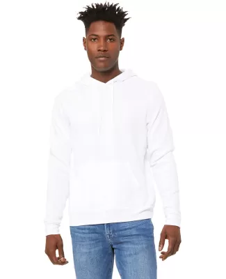 BELLA+CANVAS 3719 Unisex Cotton/Polyester Pullover in Dtg white