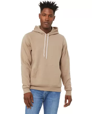 BELLA+CANVAS 3719 Unisex Cotton/Polyester Pullover in Tan