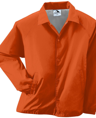 3100 Augusta Sportswear Nylon Coach's Jacket - Lin in Orange