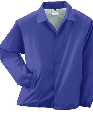 3100 Augusta Sportswear Nylon Coach's Jacket - Lin in Purple