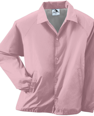 3100 Augusta Sportswear Nylon Coach's Jacket - Lin in Light pink