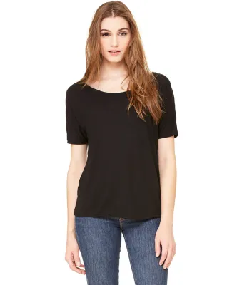 BELLA 8816 Womens Loose T-Shirt in Black