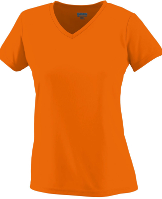 1790 Augusta Sportswear - Ladies' V-Neck Wicking T in Power orange