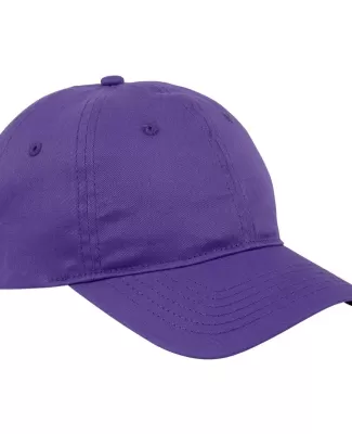 Big Accessories BX880 6-Panel Unstructured Hat in Team purple