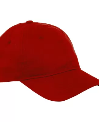 Big Accessories BX880 6-Panel Unstructured Hat in Red