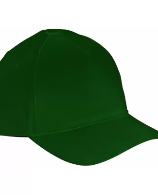 BX034 Big Accessories 5-Panel Brushed Twill Cap in Forest