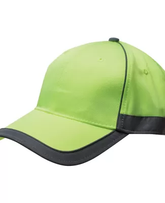 BA3720 Bayside Safety Cap in Lime grn/ reflct
