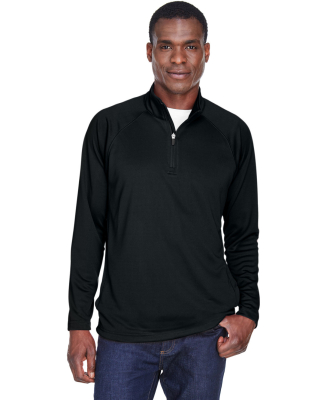 DG440 Devon & Jones Men's Stretch Tech-Shell Compa in Black