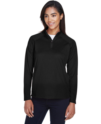 DG440W Devon & Jones Ladies' Stretch Tech-Shell?Co in Black