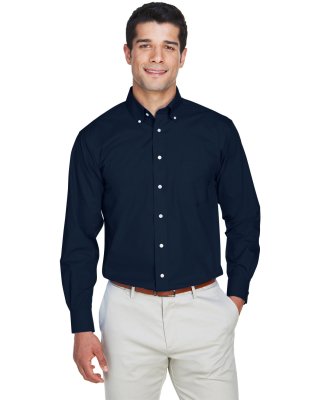 D620 Devon & Jones Men's Crown Collection Solid Br in Navy