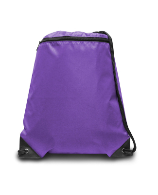 8888 Liberty Bags - Denier Nylon Zippered Drawstri in Purple