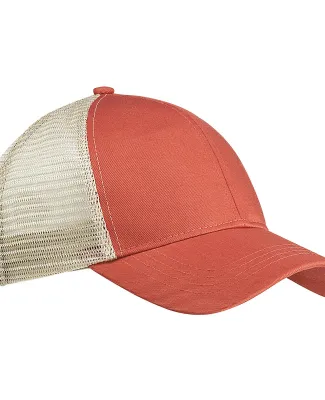 EC7070 econscious Eco Trucker Organic/Recycled in Orng poppy/ oyst
