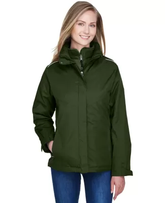 78205 Core 365 Ladies' Region 3-in-1 Jacket with F FOREST