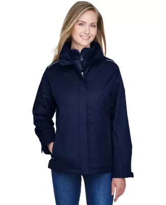 78205 Core 365 Ladies' Region 3-in-1 Jacket with F CLASSIC NAVY