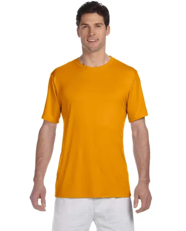 4820 Hanes® Cool Dri® Performance T-Shirt in Safety orange front view