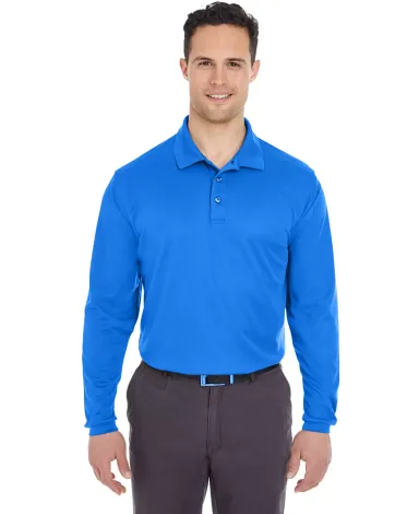 8210LS UltraClub® Adult Cool & Dry Long-Sleeve Me ROYAL front view