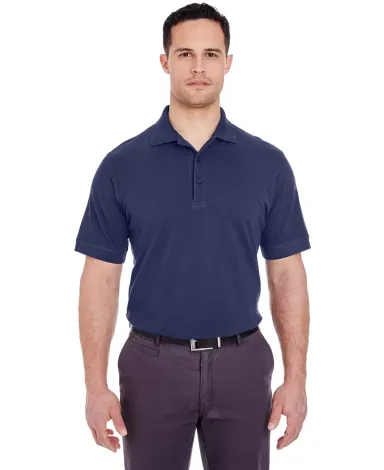  8550 UltraClub Men's Basic Piqué Polo  NAVY front view