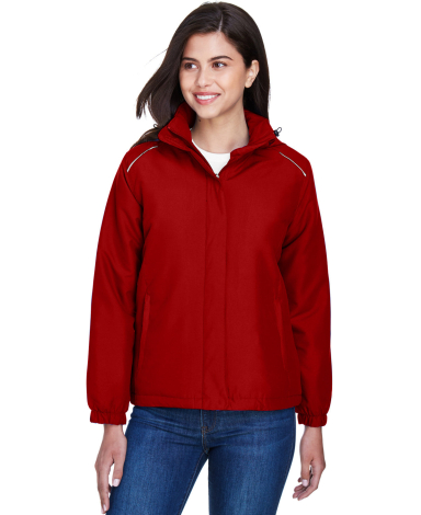 78189 Ash City - Core 365 Ladies' Brisk Insulated  in Classic red front view