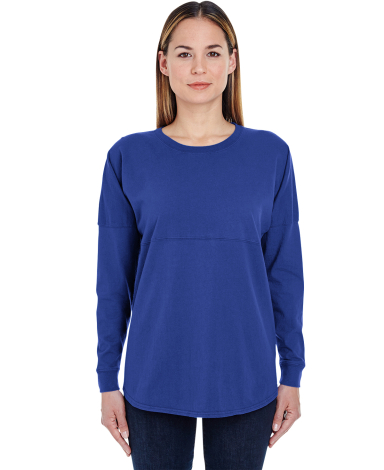 8229 J. America - Game Day Jersey in Royal front view