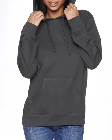 Next Level 9301 Unisex French Terry Pullover Hoody in Hvy mtl/ hvy mtl front view