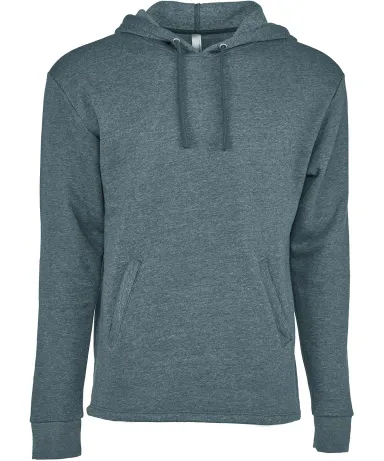 9300 Next Level Unisex PCH Pullover Hoody  in Heathr slate blu front view