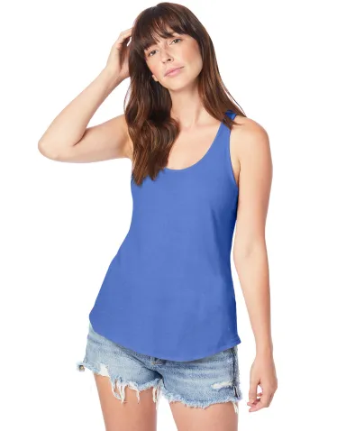 Alternative Apparel AA5054 Backstage 50/50 Tank in Vintage royal front view