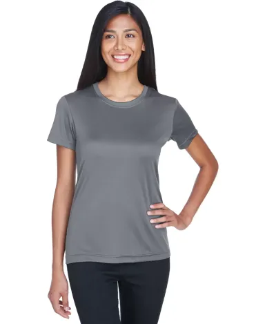  UltraClub 8620L Ladies' Cool & Dry Basic Performa CHARCOAL front view