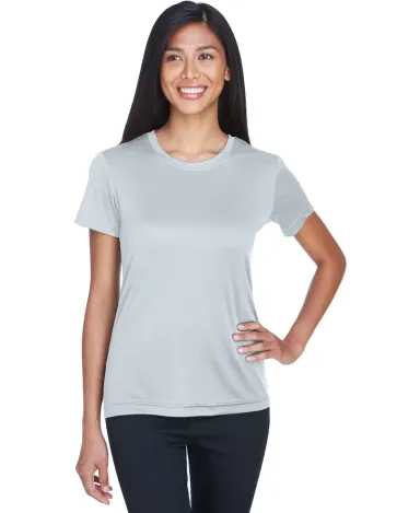  UltraClub 8620L Ladies' Cool & Dry Basic Performa GREY front view