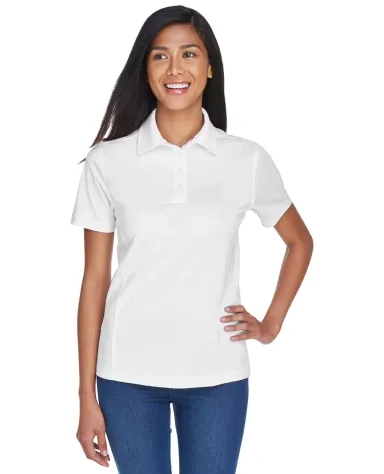 75114 Ash City - Extreme Eperformance™ Ladies' S WHITE front view