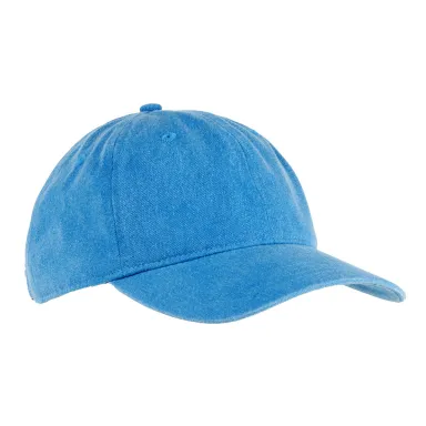 Authentic Pigment 1910 Pigment-Dyed Dad Hat in Royal caribe front view