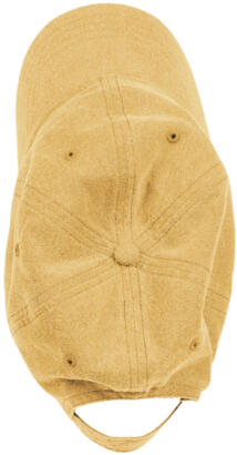 Authentic Pigment 1910 Pigment-Dyed Dad Hat in Mustard front view