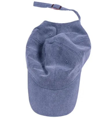Authentic Pigment 1910 Pigment-Dyed Dad Hat in Periwinkle front view
