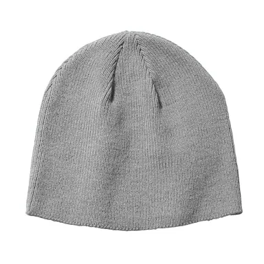 BX026 Big Accessories Knit Beanie in Grey front view