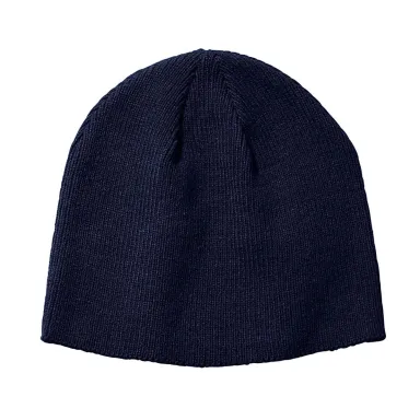 BX026 Big Accessories Knit Beanie in Navy front view