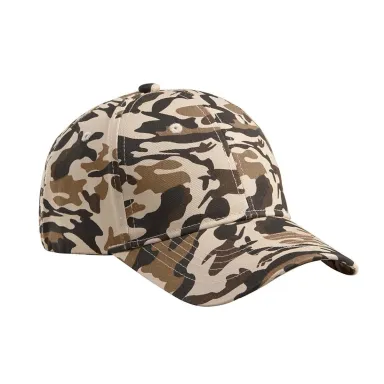 BX024 Big Accessories Structured Camo Hat in Desert camo front view