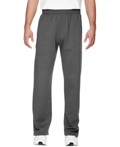 SF74R Fruit of the Loom 7.2 oz. Sofspun™ Open-Bo CHARCOAL HEATHER front view