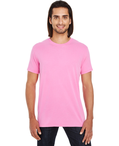 130A Threadfast Apparel Unisex Pigment Dye Short-S CHARITY PINK front view