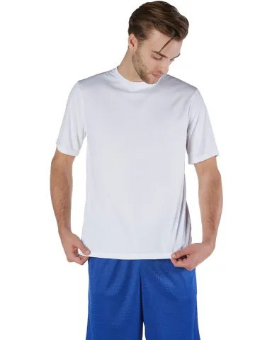 CW22 Champion Sport Performance T-Shirt in White front view