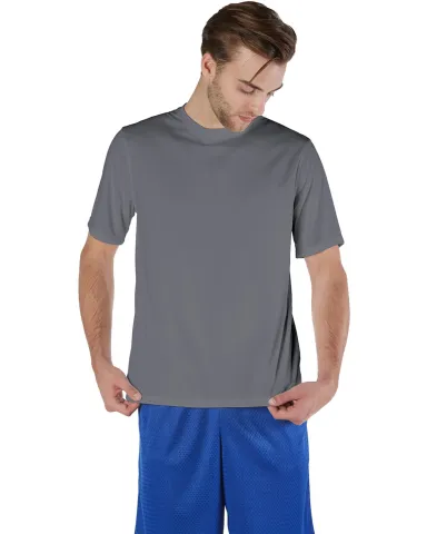 CW22 Champion Sport Performance T-Shirt in Stone gray front view