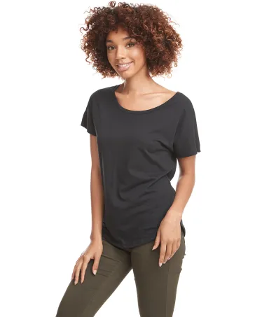 Next Level 1560 Women's Ideal Dolman in Black front view