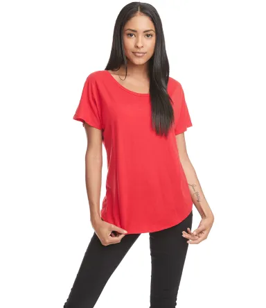 Next Level 1560 Women's Ideal Dolman in Red front view