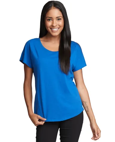 Next Level 1560 Women's Ideal Dolman in Royal front view