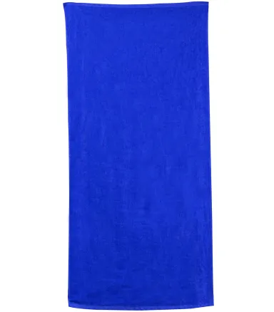 Carmel Towel Company C3060 Velour Beach Towel in Royal front view