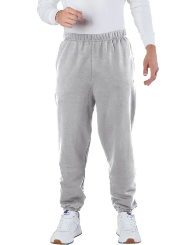 Champion RW10 Reverse Weave Sweatpants with Pocket in Oxford grey front view
