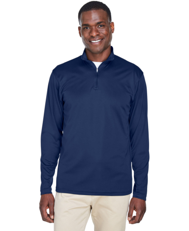 UltraClub 8424 Men's Cool & Dry Sport Performance  NAVY front view