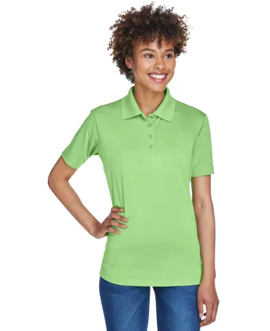 UltraClub 8610L Ladies' Cool & Dry 8 Star Elite Pe LIGHT GREEN front view