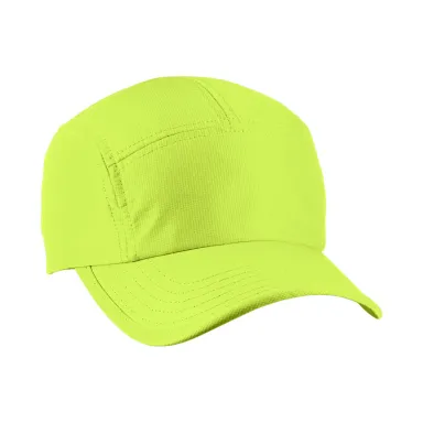 Big Accessories BA603 Pearl Performance Cap in Neon yellow front view
