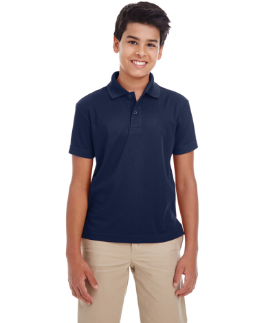 Ash City - Core 365 88181Y Youth Origin Performanc in Classic navy front view