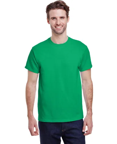 Gildan 2000 Ultra Cotton T-Shirt G200 in Irish green front view