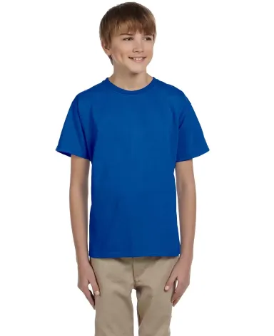 3931B Fruit of the Loom Youth 5.6 oz. Heavy Cotton ROYAL front view